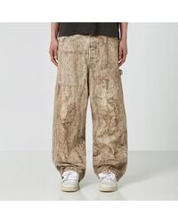 1989 STUDIO - Denim Flock Carpenter Pants Camo - Lyst
