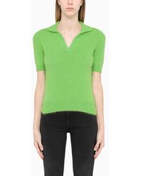 Roberto Collina Short Sleeve Polo T-shirt - Green