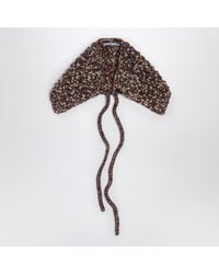 Prada - Wool And Cashmere Knit Collar - Lyst