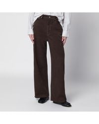 DUNST - Wide-Leg Corduroy Jeans With Retro Wash And Five-Pocket Styling - Lyst
