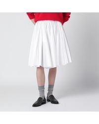 Ami Paris - Cotton Skirt - Lyst