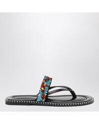 Dries Van Noten - Thong Slip-On Sandals With Sequins - Lyst