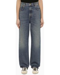 Golden Goose - Baggy Jeans With Turn-Ups - Lyst