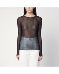 Roberto Collina - Semi-transparent Sweater - Lyst