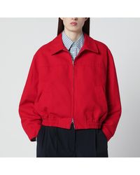DUNST - Cotton Zip-Up Jacket - Lyst