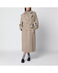 AURALEE - Wool Trench Coat With Removable Lining - Lyst