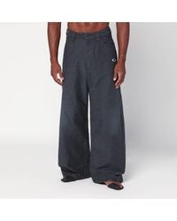 Balenciaga - Jogger Pants Trompe L?Oeil Anthracite - Lyst