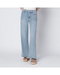 FRAME - Le Slim Palazzo Jeans - Lyst