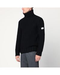 MM6 by Maison Martin Margiela - Pull Col Roulé En Laine - Lyst