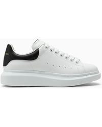 Sneakers Oversize Bianche e Nere Con Suola TrasparenteAlexander McQueen in  Pelle da Uomo colore Bianco | Lyst