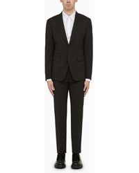 DSquared² - Dark Grey Single Breasted Wool Suit - Lyst