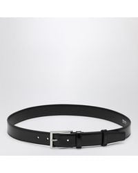Prada - Schwarzer Gürtel Aus Poliertem Leder - Lyst