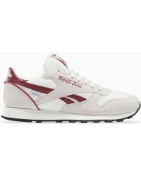 Reebok Classic Leather Midtop Sneaker in White for Men - Lyst