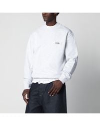 Jacquemus - Crewneck Sweatshirt With Grosgrain Logo - Lyst