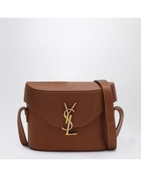 Saint Laurent - Kleine Ziegelfarbene Umhängetasche Monogram - Lyst