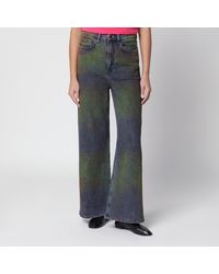 Sanderlak - Multicolour Wide-Leg Denim Jeans - Lyst
