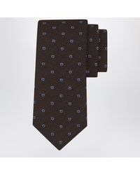 Ferragamo - Light Gancini Chevron Tie - Lyst