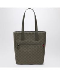 Gucci - Sac Shopping Moyen En Tissu Gg - Lyst