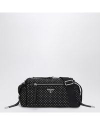 Prada - Re-Nylon Handbag With Studs - Lyst