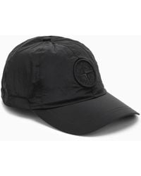 Stone Island - Logo Embroidered Cap - Lyst
