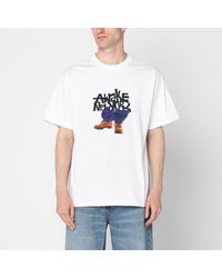 AWAKE NY - T-Shirt With Stomper Logo Print - Lyst