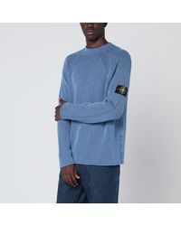 Stone Island - Ribbed Vanisé Sweater - Lyst