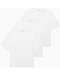 Marni - White Oversize T Shirt With Logo Embroidery - Lyst