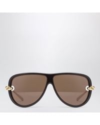 Bottega Veneta - Knot Aviator Sunglasses - Lyst