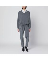 Dolce & Gabbana - Sweater With Tie Detail - Lyst