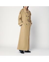 Gucci - Manteau En Soie Et Laine Gg - Lyst