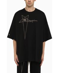 Rick Owens - Oversized Cotton Tommy T T-shirt With Logo - Lyst