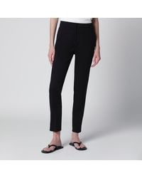 Max Mara - Stretch Cotton Trousers - Lyst