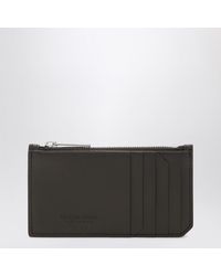 Bottega Veneta - Fondente Intrecciato Zip Card Holder - Lyst