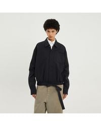 1989 STUDIO - Dark Short Trench Jacket - Lyst
