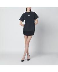 Balenciaga - Washed Loop Sports Icon Mini Dress - Lyst