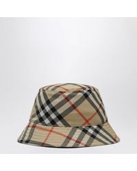 Burberry - Fischerhut Mit Karomuster - Lyst
