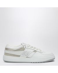 Givenchy - Leather And Suede Sneakers 4G - Lyst