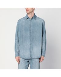 Fear Of God - Shirt With Faded Denim Effect - Lyst