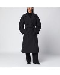 Moncler x Edward Enninful - Double-Breasted Trench Coat With Belt - Lyst
