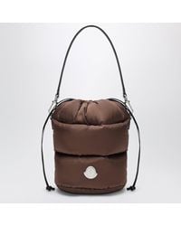 Moncler - Borsa A Secchiello Caradoc Bordeaux - Lyst
