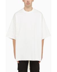 Rick Owens - Tommy T White Oversize T-shirt In - Lyst
