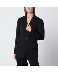 Bottega Veneta - Grain De Poudre Wool Single-Breasted Jacket - Lyst