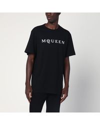 McQueen - T Shirt Nero-Uomo - Lyst
