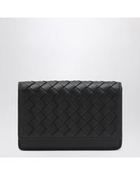 Bottega Veneta - Small Intrecciato Continental Wallet - Lyst