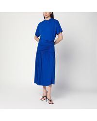 Ferragamo - Dress With Draping - Lyst