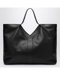 Saint Laurent - Maxi Y Tote Bag Pebbled - Lyst
