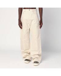 Rick Owens - Pants Double Knee Ivory - Lyst