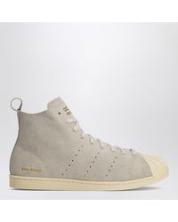 Adidas by Wales Bonner - Sneaker Superstar Hi Mist Stone/Wonder/ Metallic - Lyst