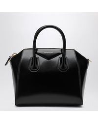 Givenchy - Kleine Schwarze Antigona Tasche Aus Leder - Lyst