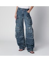 The Attico - Fern Washed Cargo Trousers - Lyst